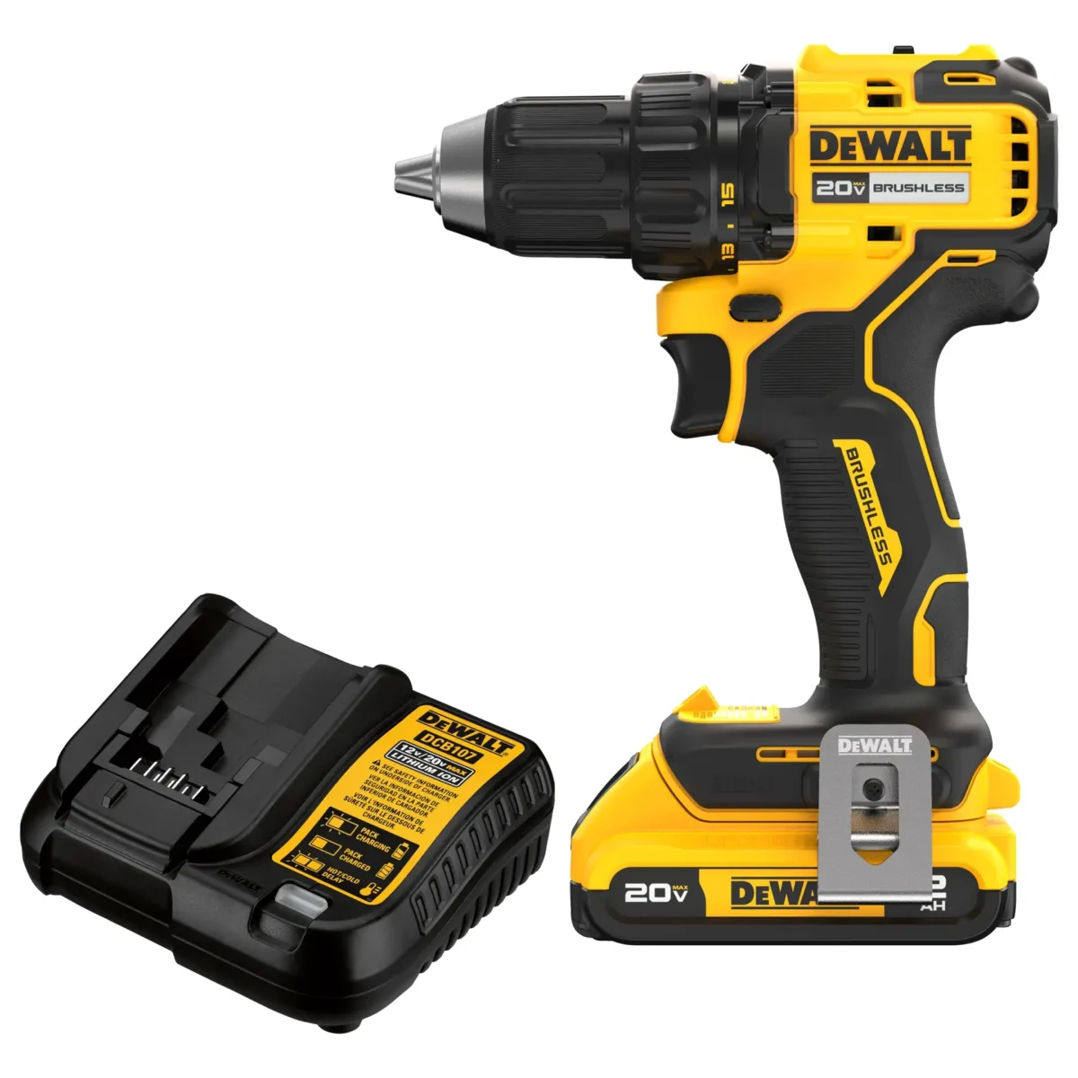 Taladro Atornillador Inalámbrico DeWalt DCD793D1 20V MAX + Batería 2Ah y Cargador - Image 5
