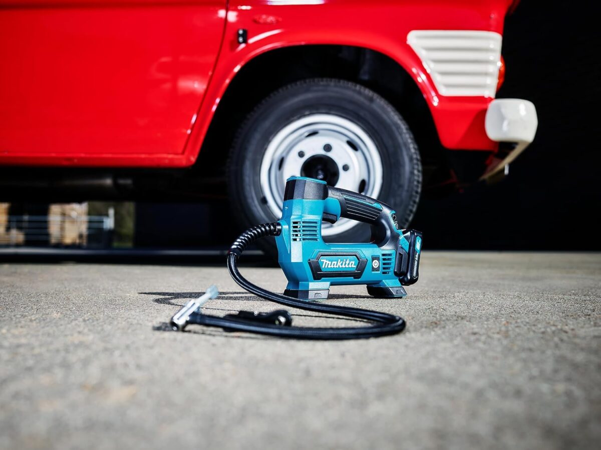 Inflador Compresor Inalámbrico Makita MP100DZ 12V CXT (Sin Batería ni Cargador) - Image 5