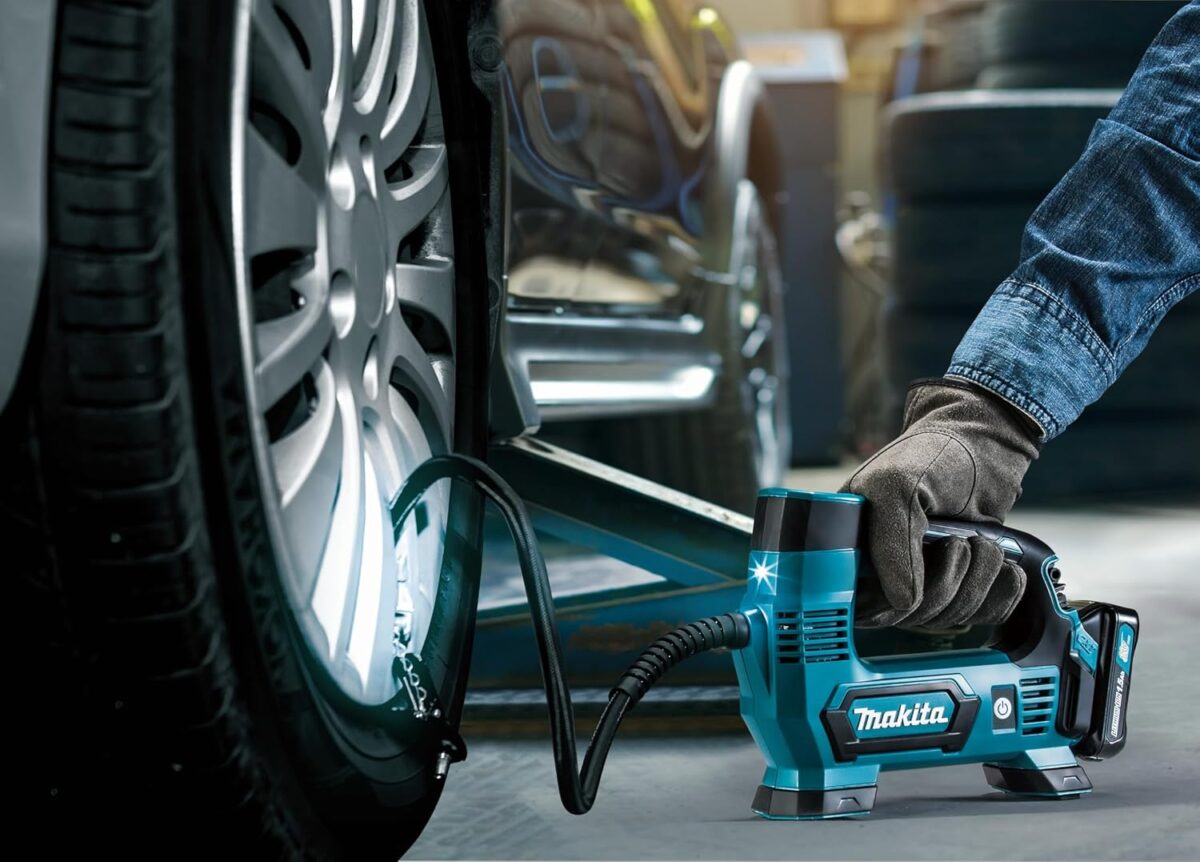Inflador Compresor Inalámbrico Makita MP100DZ 12V CXT (Sin Batería ni Cargador) - Image 6