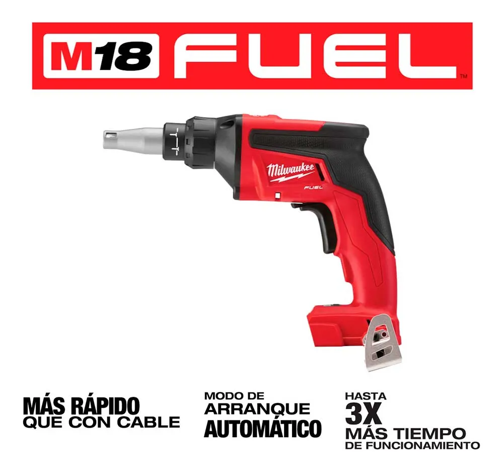 Atornillador para Tablaroca Milwaukee M18 FUEL 2866-20 Brushless, Herramienta Sola - Imagen 2