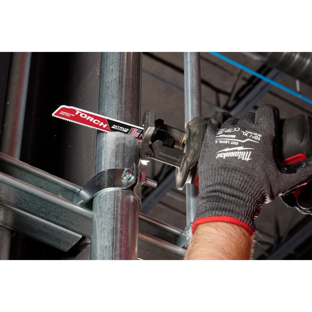 Navaja SAWZALL Milwaukee THE TORCH NITRUS Carbide 6 Pulg. 10 TPI 48-00-6251 - Imagen 3