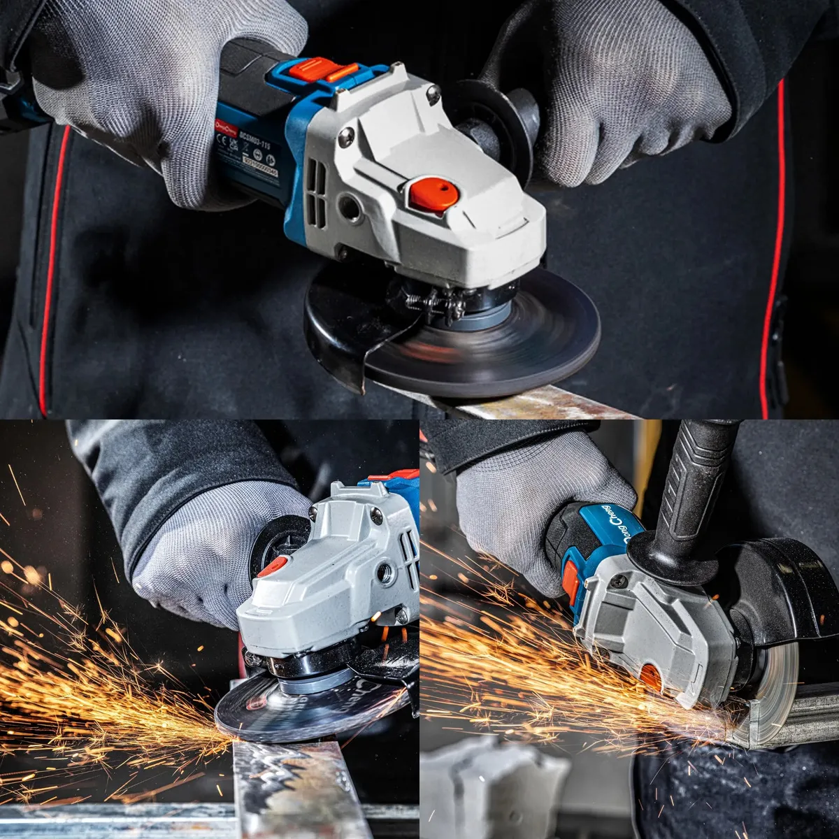 Esmeriladora Inalámbrica DongCheng 20V 4-1/2 Brushless DCSM03-115EM, 2 Baterías - Imagen 2