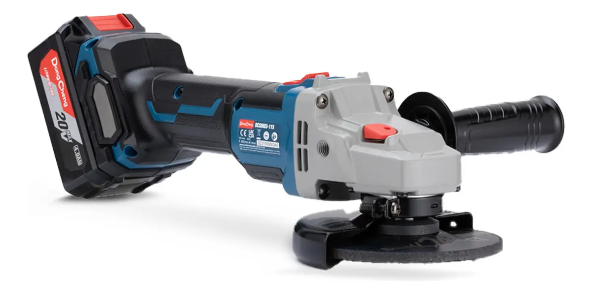 Esmeriladora Inalámbrica DongCheng 20V 4-1/2 Brushless DCSM03-115EM, 2 Baterías - Imagen 3