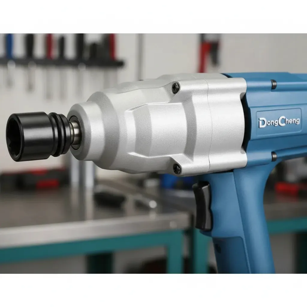 Llave de Impacto Eléctrica DongCheng 1/2 450W DPB20S, hasta 350Nm - Imagen 4